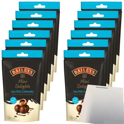 Produktbild von Baileys Schokolade Mini Delights Salted Caramel VPE (12x102g Beutel) + usy Block