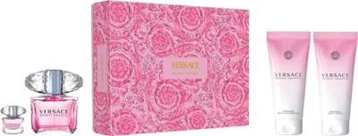 Produktbild von Versace Bright Crystal EDT 90 ml + EDT MINI 5 ml + SG 100 ml + BL 100 ml (woman)