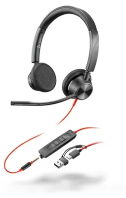 Immagine prodotto di Poly Headset Blackwire 3325 8X221AA Stereo USB-C