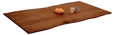 Produktbild von Tischplatte Baumkante Akazie nussbaum 160 x 85 cm BERN