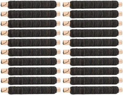Produktbild von Novatool 20x Wickeldraht I geglüht I 0,65 mm I Draht I Basteldraht Floristendraht Blumendraht Bindedraht Biegedraht drehbinder rostfrei strohblumennadeln
