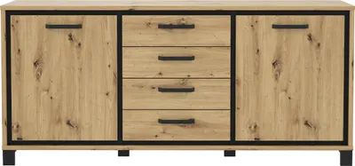 Produktbild von Sideboard Anrichte 179 cm Artisan Eiche - TRONDHEIM - Die Möbelfundgrube