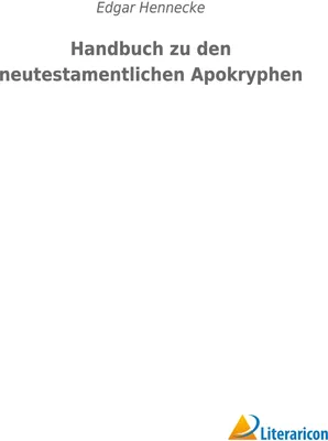 Produktbild von Handbuch zu den neutestamentlichen Apokryphen
