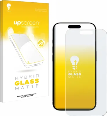 Produktbild von upscreen Entspiegelungs Schutzglas für Apple iPhone 15 Pro Schutzfolie Panzer Folie Glas Display Schutz matt