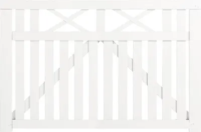 Zdjęcie produktu dla Brama ogrodzeniowa Plus Vinesse 150 x 98 cm, biała