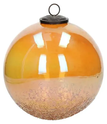 Image de Pomax Esfera, boule de Noël, orange, diamètre 20 cm