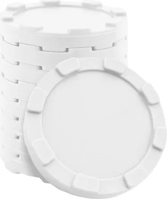 Obrázek produktu pro CombiCraft Stohovatelné mince nebo žetony Bílá - Ø29mm - 100 kusů
