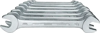 Produktbild von GEDORE 6-8 Doppelmaulschlüssel-Satz 8-teilig 6-22 mm, 6077380