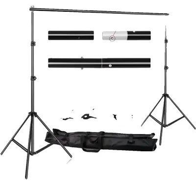 Produktbild von Hintergrundständer-Set, verstellbare Unterstützung, leichtes Design, 2000X2000mm-b, Kein Sandsack