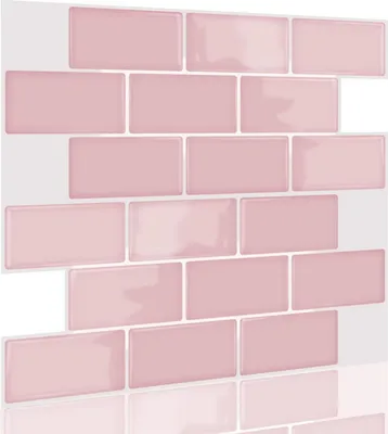 Produktbild von Famanu Fliesenaufkleber 3D Selbstklebend - Kirschblüten-Rosa