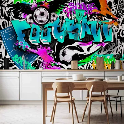 Produktbild von Vlies Fototapete - Sports Graffiti 250x175 cm Streetart i-A-0111-a-c