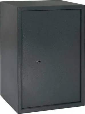 Image de vidaXL Boîte de sécurité avec serrure gris foncé 35 x 31 x 50 cm acier