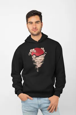 Produktbild von D&B Uni Hoodie MO00041 Pokemon Schwarz-Größe M