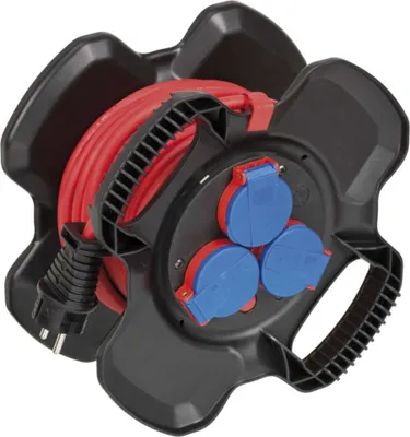 Produktbild von Brennenstuhl Gummi-Kabeltrommel  X-Gum 10m Kabel IP44 3x