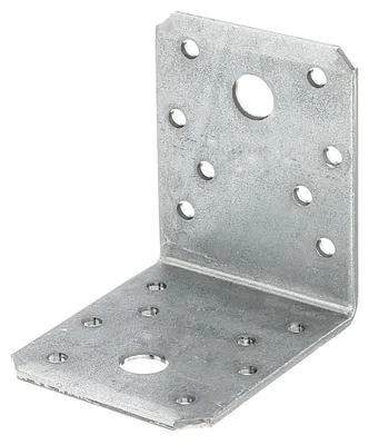 Immagine prodotto di Alberts 832384 Connettore angolare, zincato sendzimir, 70 x 70 x 55 mm, set da 60
