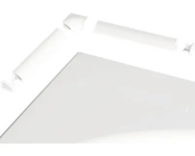 Produktbild von Profilverarbeitung Weiss 2M Duschwanne