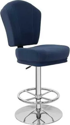 Immagine prodotto di Sgabello da bar moderno, design, in metallo, sedia per sala da pranzo, sgabello da bar, colore blu