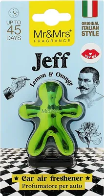 Zdjęcie produktu dla Mr&Mrs Fragrance Jeff Lemon & Orange Vůně do auta