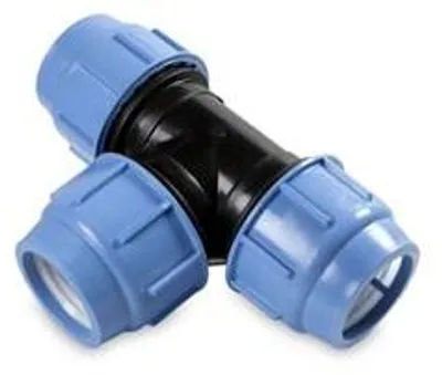 Image de Raccord en T Unidelta en PP, 90°, 16 mm x 16 mm x 16 mm