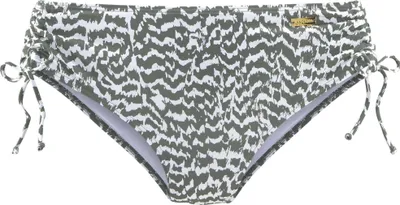 Produktbild von LASCANA Bikini-Hose Sansa oliv-bedruckt Größe 44
