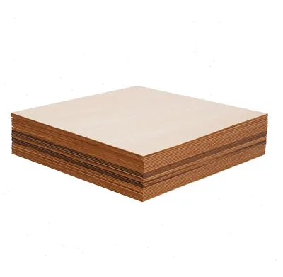 Produktbild von Plywood Holzplatten - Wood DIY Paket - 30 Stück 40x40 cm 2,7 mm - Für Laserschneiden & Basteln - Glatte mehrschichtige Platte - Farbe Kiefer