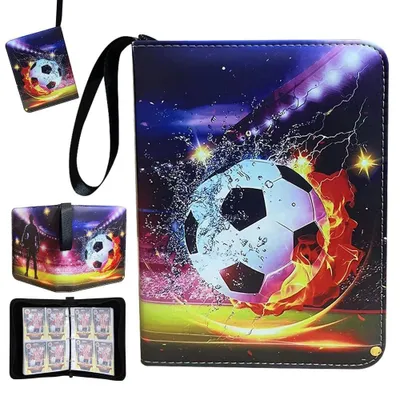 Image de Album de cartes de football avec 400 pochettes, 50 pages