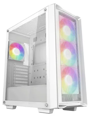 Produktbild von CC560 MESH V2  (weiß, Tempered Glass)