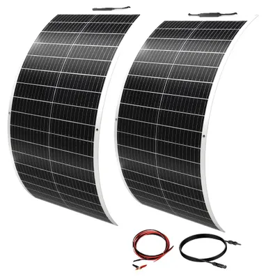 Zdjęcie produktu dla Zestaw startowy z panelem słonecznym o mocy 180 W, zawierający regulator ładowania, zestaw z panelem słonecznym o mocy 180 W