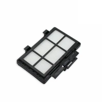 A vacuum cleaner filter on a white background.