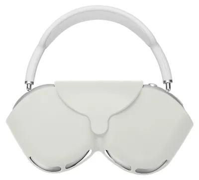 Produktbild von kwmobile Hülle für Apple AirPods Max / AirPods Max 2 Case - Kopfhörer Tasche Etui aus Silikon - Cover in Weiß