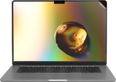Produktbild von kwmobile Schutzfolie matt kompatibel mit Apple Macbook Air 15 M3 2024 A3114 - Folie Displayschutz - Displayschutzfolie Displayfolie entspiegelt