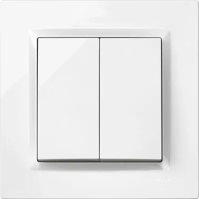 Immagine prodotto di Simon Doppio interruttore Doppio interruttore 8,4 x 4 x 8,4 cm