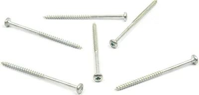 Produktbild von Holzschraube PH PZ 4,5 x 80/50 ZB - PZ2 - Packung mit 200 Stück