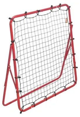Imagen del producto de Red de rebote para fútbol, duradera, fácil de instalar, color verde