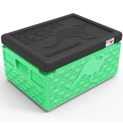 Produktbild von KÄNGABOX® Mini Thermobox kalt & warm 1,5L – Ideal als Lunchbox oder Brotdose - Ultraleicht & perfekt schließender Deckel Farbe Lime