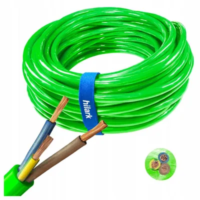 Image de Câble H07BQ-F, 3 x 2,5 mm², 100 mètres, couleur verte