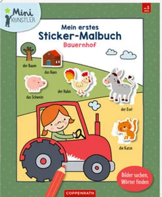 Image de Mein erstes Sticker-Malbuch: Bauernhof