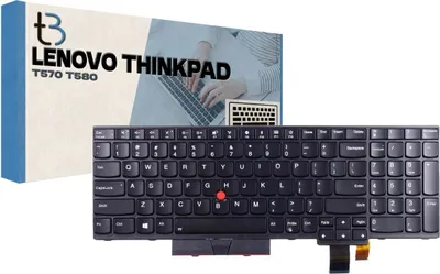 Zdjęcie produktu dla Klawiatura do laptopa Tradebit do Lenovo ThinkPad T570 T580, układ US QWERTY, podświetlana