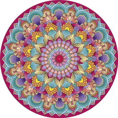 Zdjęcie produktu dla GRAFIX Diamentowy obraz na ramie Mandala różowy 30cm