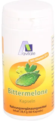 Produktbild von Avitale Bittermelone Kapseln 500 mg, 60 St. Kapseln
