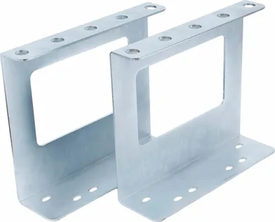 Produktbild von DAKEN Montagehalterungen für Feuerlöscherkasten ADAMANT REGON STRIKE Set aus 2 verzinkten Haltern 260x220x3mm für LKW und Anhänger