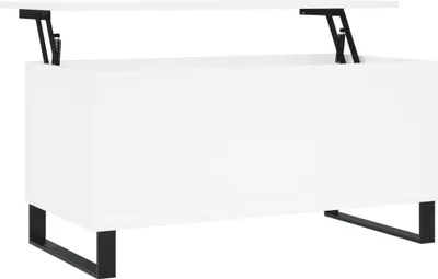 Immagine prodotto di vidaXL Tavolino da salotto bianco 90x44,5x45 cm in materiale derivato dal legno