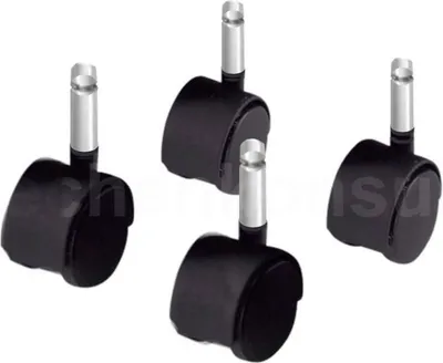 Immagine prodotto di Hailo ruote 1580001 set 4 pezzi Big Box nere girevoli 360°