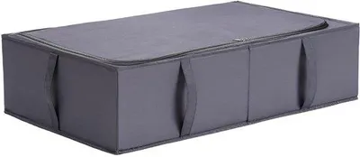 Produktbild von Bettbox dunkelgrau 70x42x18cm waschbar