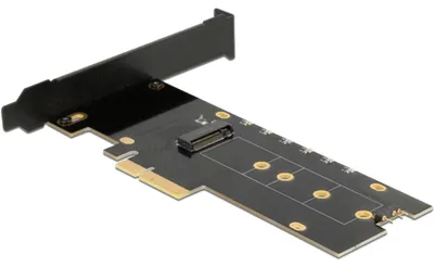 Produktbild von PCI Express x4 Karte zu 1 x intern NVMe M.2 Key M (mit Kühlkörper und RGB LEDs)