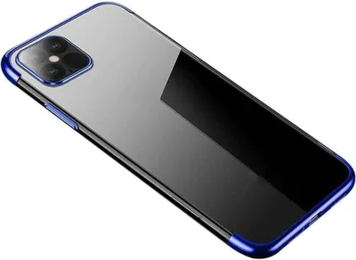 Zdjęcie produktu dla Clear Color case żelowy pokrowiec etui z metaliczną ramką Samsung Galaxy S22 Ultra niebieski
