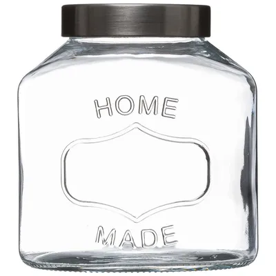Image de Bocal en verre avec couvercle en acier inoxydable, 2,5 l - 5 five simply smart