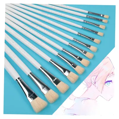 Produktbild von DIY-kinderpinsel Ölmalpinsel Bastelpinsel Haarpinsel Aquarellpinsel aus Holz für Malen und Basteln mit Verschiedenen und Formen für Anfänger und Profis