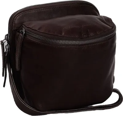 Imagen del producto de The Chesterfield Brand bolso bandolera Calvin Zip Shoulderbag Brown marrón