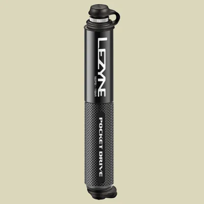 Produktbild von Lezyne Pocket Drive, Handluftpumpe, Fahrrad, Schwarz, I-Typ-Griff, 11 bar, Acrylnitril-Butadien-Styrol (ABS)